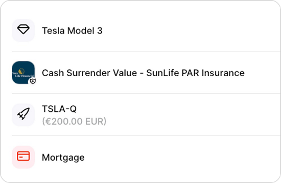 Easily inventory assets for smooth inheritance transfers.