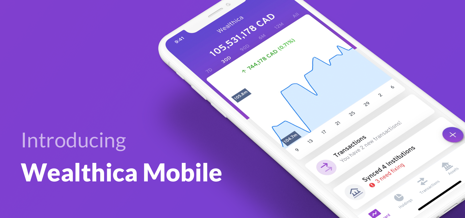 Wealthica Mobile