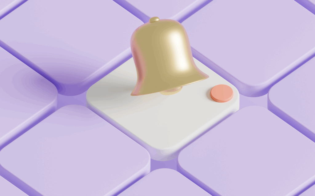 Wealthica Notification Image with a bell