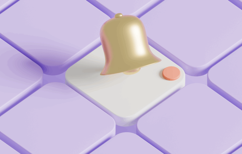 Wealthica Notification Image with a bell